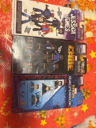 3 Figuras Marvel Minimates Nuevas
