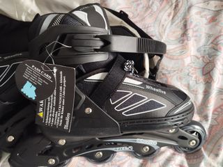 Patines en línea Wheelive negros + bolsa.