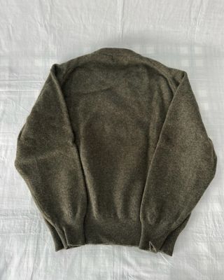 Jersey de lana verde oliva