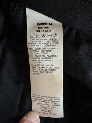 Pantaloni Imperial neri a righe