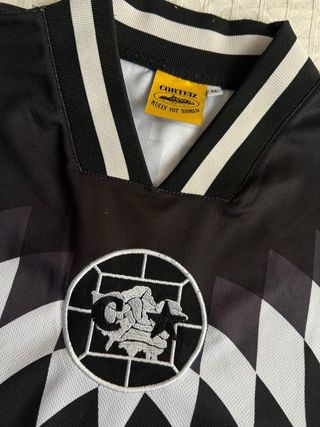 Camiseta Fútbol Corteiz Negra