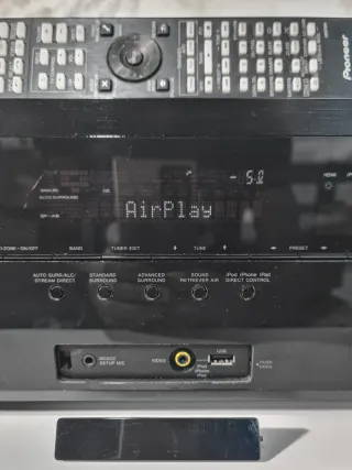 Receptor AV Pioneer VSX-922 7.1 HDMI (ARC) 4K 3D