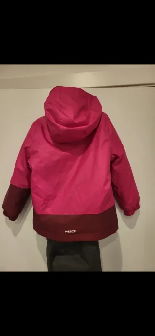 Conjunto de esquí 4 años: abrigo, peto y guantes