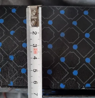 Maletín portadocumentos plástico negro y azul