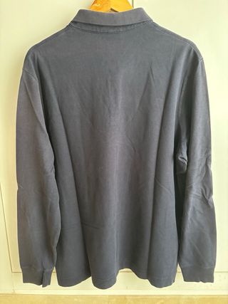 Polo Lacoste Manga Larga Azul Marino XXL