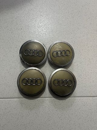 Juego 4 Tapacubos Audi Cromados Originales