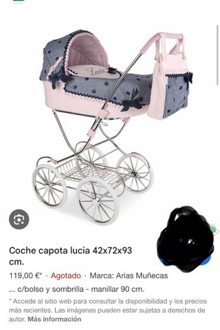 Cochecito de muñecas vintage Julia