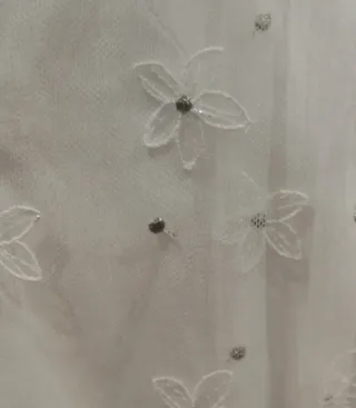 Vestido Coconut tul encaje volantes