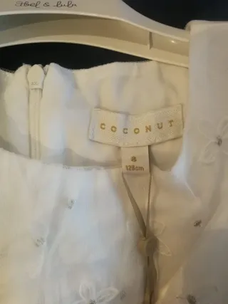 Vestido Coconut tul encaje volantes