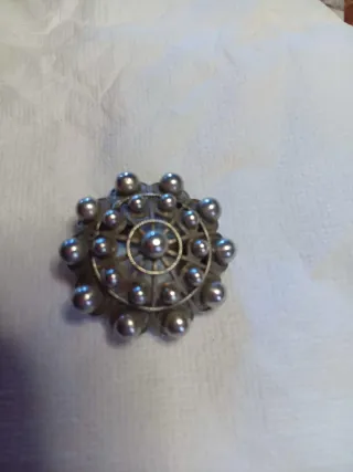 Colgante Plata . "Botón Charro"