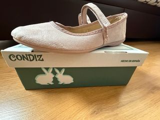 Zapatos comunión niña rosa de la marca CONDIZ 36