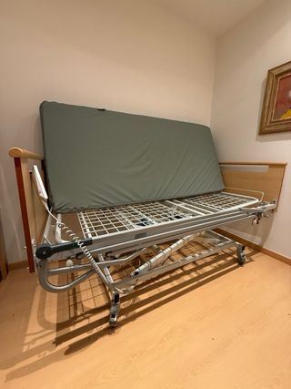 Cama Geriátrica Hospitalaria Articulada + Colchón
