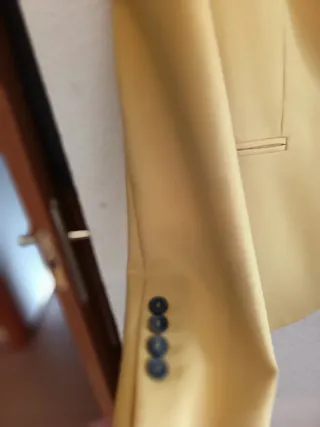 Americana Zara Talla L Amarilla