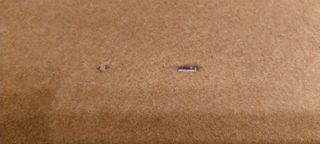 Portagioie vintage terciopelo marrón 70s