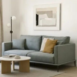 Sofá Kenay Home Praia 3P 200cm Gris