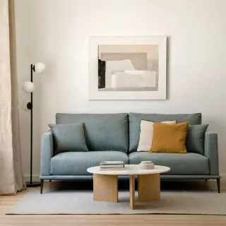 Sofá Kenay Home Praia 3P 200cm Gris