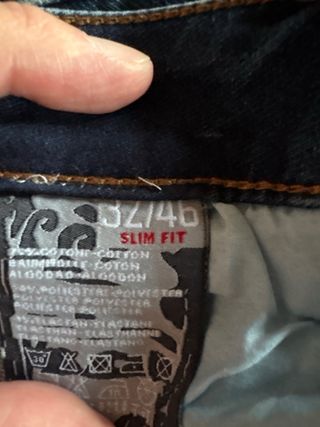 Jeans Imperial Uomo Slim Fit Blu Taglia M