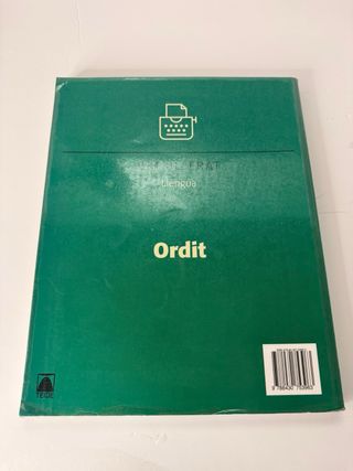 Ordit. Llengua. Batxillerat 2
