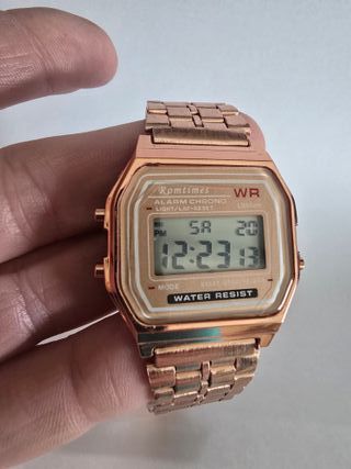 Reloj Digital Romtimes Oro Rosa WR