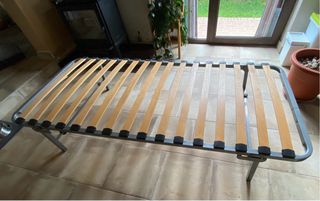 Somier plegable 90cm con ruedas