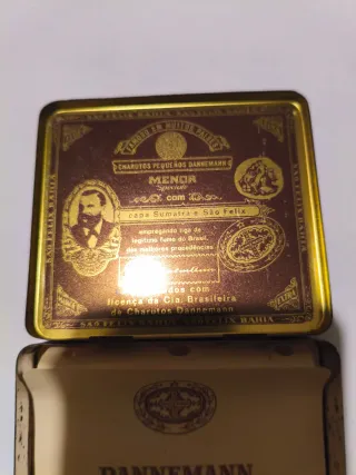 Scatolina Latta Antica Dannemann Sumatra