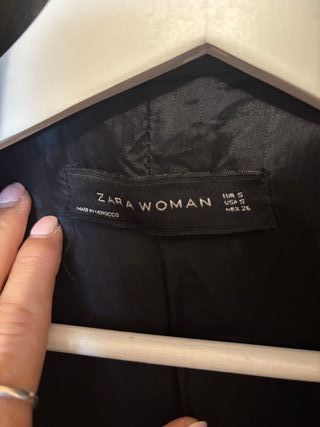 Abrigo Zara Verde Militar Talla M