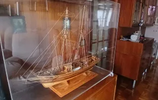 Goleta L'etoile. Maqueta a escala.