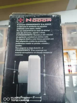 Extractor de baño Nodor Standardmatic 10