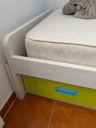 Cama con cajones 90cm