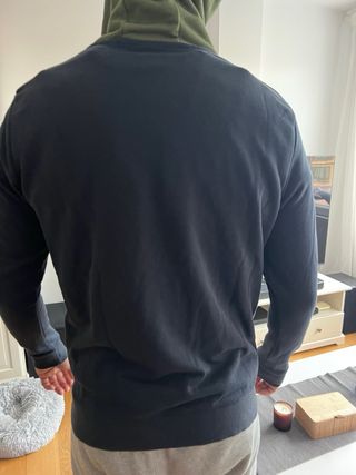 Sudadera Kappa hombre verde y negra