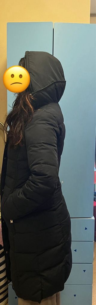 Chaqueta Zara acolchada azul marino Talla M