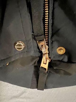 Chaqueta Zara acolchada azul marino Talla M