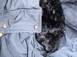 Chaqueta Zara acolchada azul marino Talla M