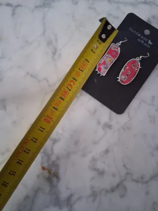 Pendientes Plateados Multicolor