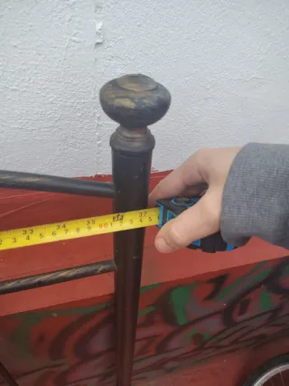 Cabeceros para camas de 90, de metal.