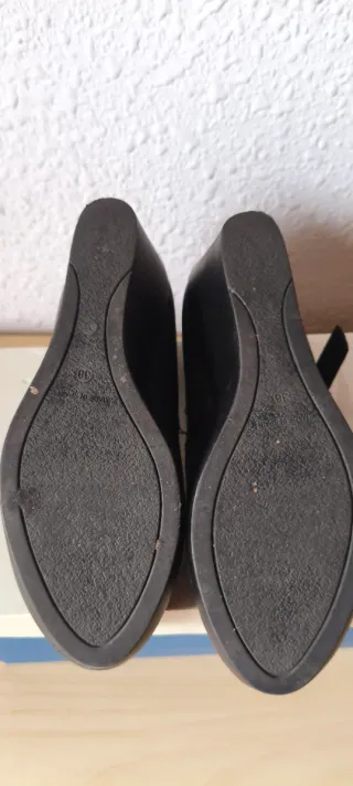 Zapatos de piel negros Marypaz