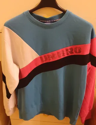 Felpa Umbro Vintage Anni 90 Uomo, Tg M