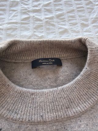 Jersey Massimo Dutti Beige Talla M