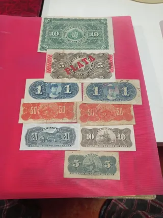 Billetes El Banco Español de la Isla de Cuba