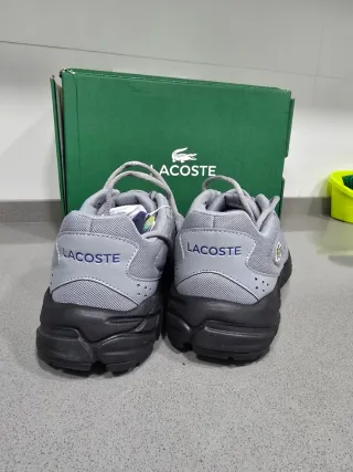 Zapatillas Lacoste Storm 96 Gris/Negro