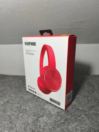 Cascos WH-CH500 Rojos Bluetooth