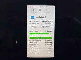 MacBook Pro A1707 Plata Touch bar 2017