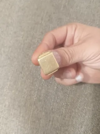 Anillo Sello Oro 18 Klts 15gr