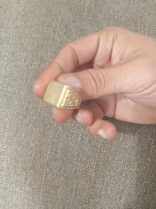 Anillo Sello Oro 18 Klts 15gr