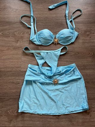 Conjunto Bikini Azul con Sol