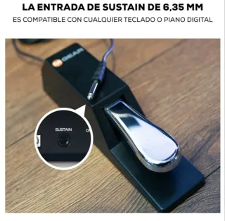 Pedal de Sostenido M-audio para piano