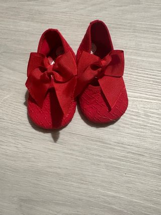 Ballerine Monnalisa rosse con fiocco