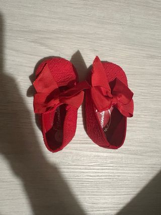 Ballerine Monnalisa rosse con fiocco