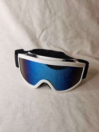 Gafas de esquí con lente azul