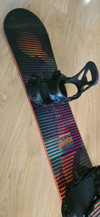 Tabla Snowboard Burton con Fijaciones